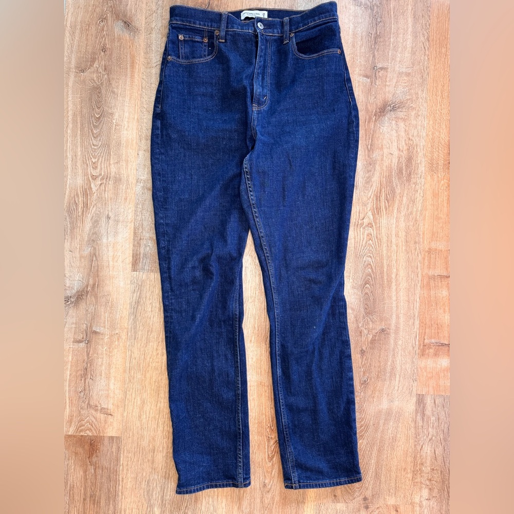Abercrombie & Fitch Dark Blue Straight Jeans